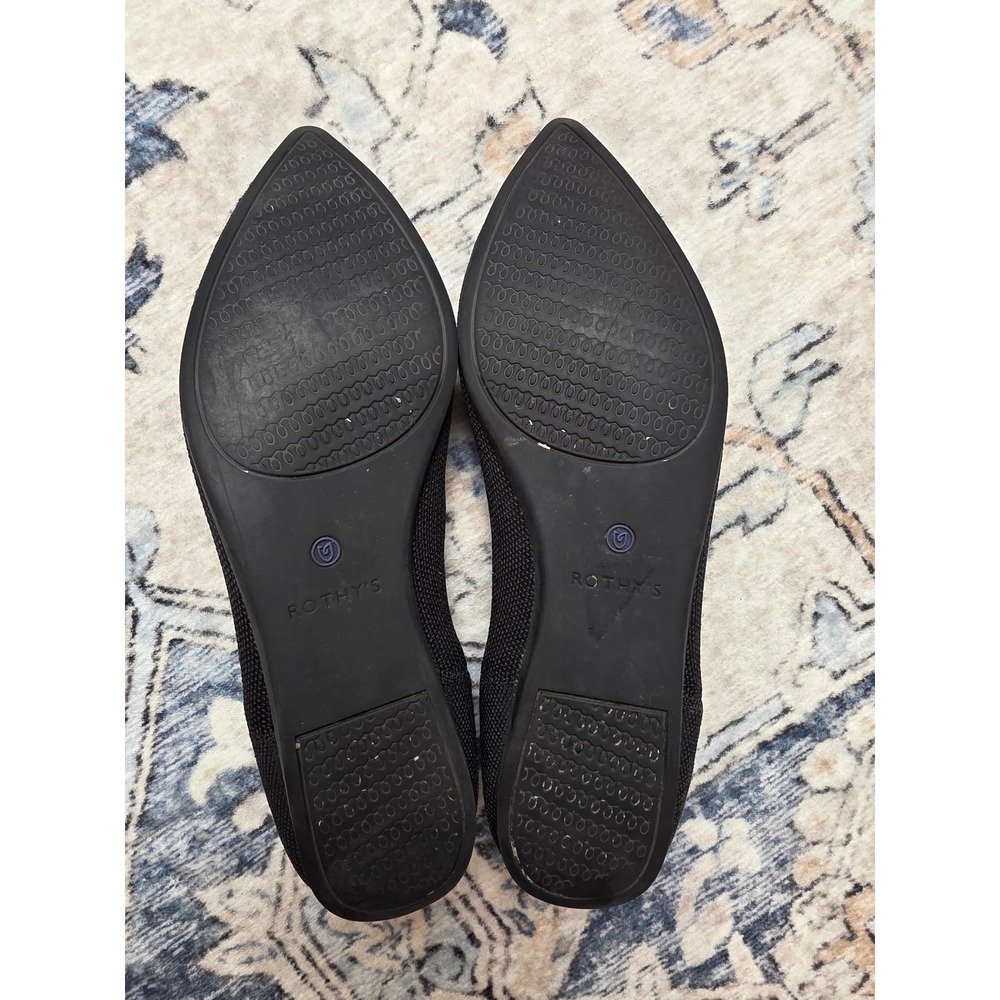 Rothy's Women's Size 10 The Point Black Business Casual Flats - Picture 3 of 3